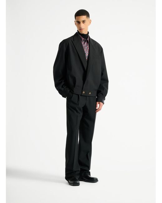 Balmain Black Wool 2-Button Jacket for men