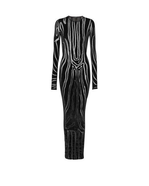 Abito Lungo di Balmain in Black