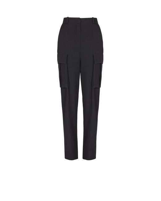 Balmain Black Cargo Pants