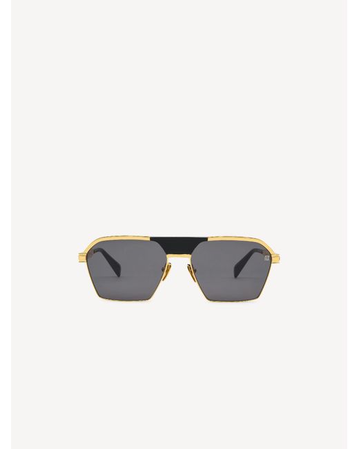 Balmain Metallic Sergeant Sunglasses