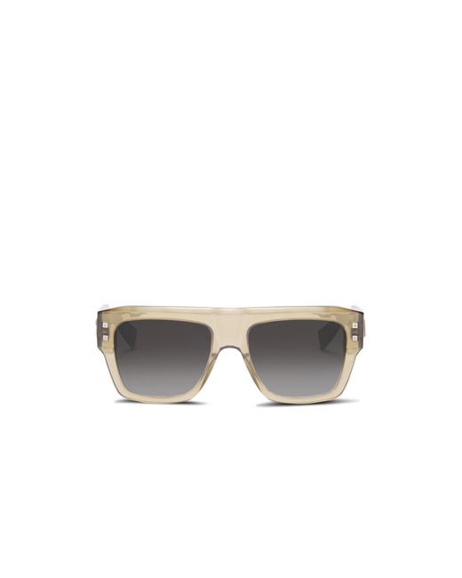 Balmain Green B-Scene Sunglasses