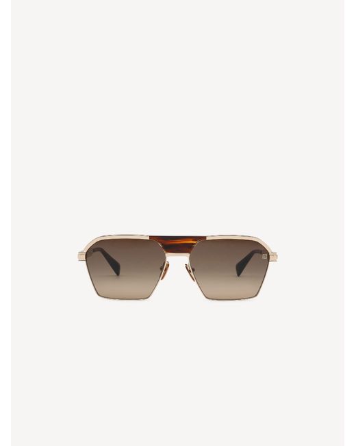 Balmain Brown Sergeant Sunglasses