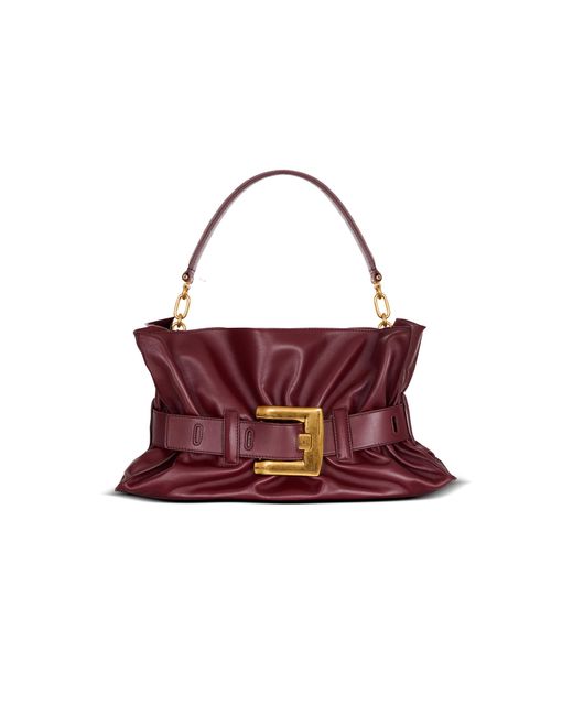 Balmain Purple Medium Anthem Bag