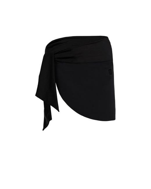 Balmain Black Tie Sarong