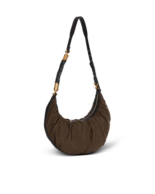 Borsa Ébène Hobo di Balmain in Green da Uomo
