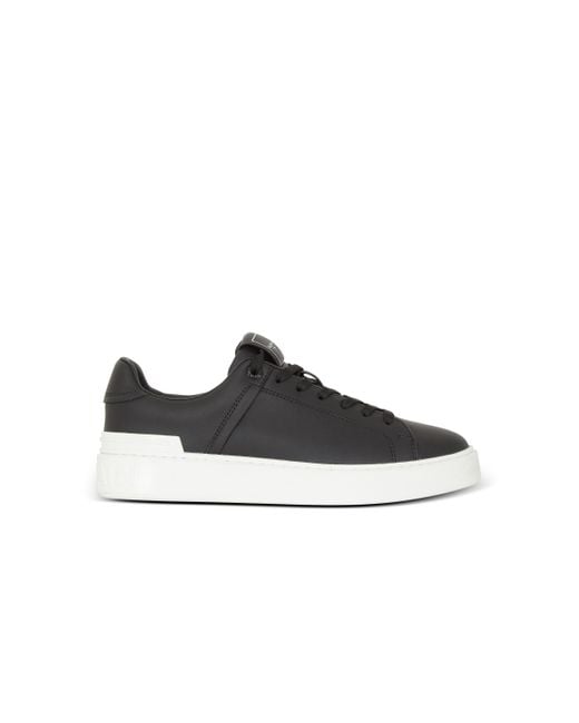 Balmain Black B-Court Trainers