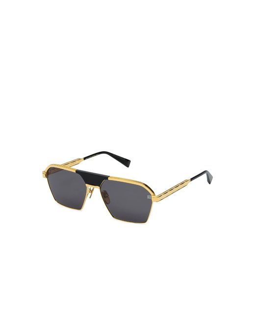 Balmain Metallic Sergeant Sunglasses