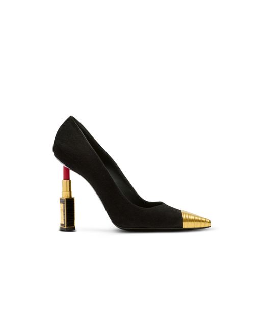 Balmain Black Lipstick Pumps