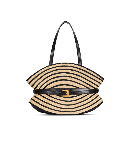Balmain Metallic Medium Shuffle Bag