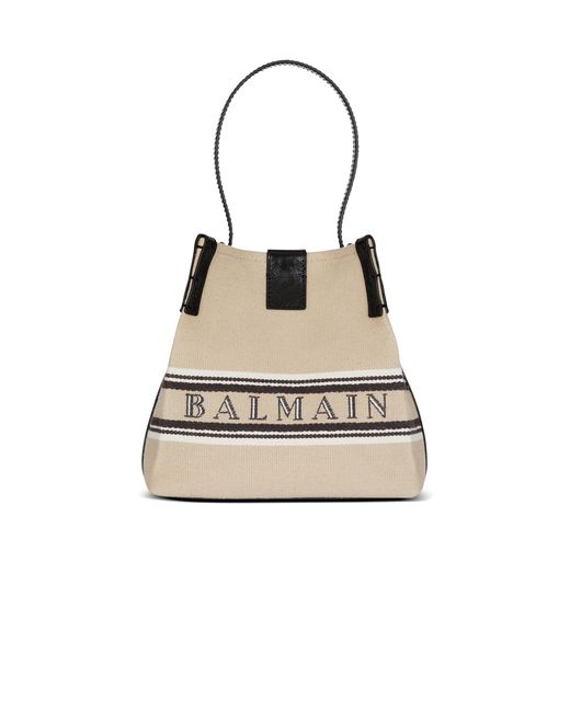 Balmain Natural Release Bucket Bag