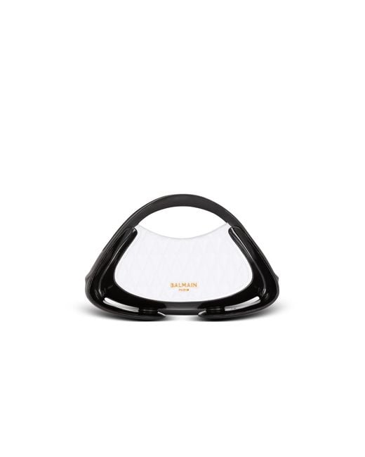 Balmain White Jolie Madame Small Bag
