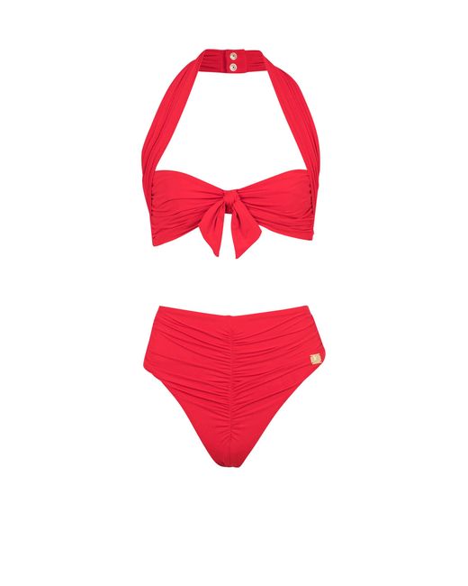 Balmain Red Bikinis