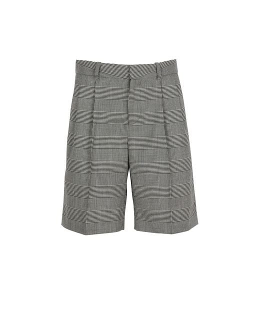 Balmain Gray Darted Shorts