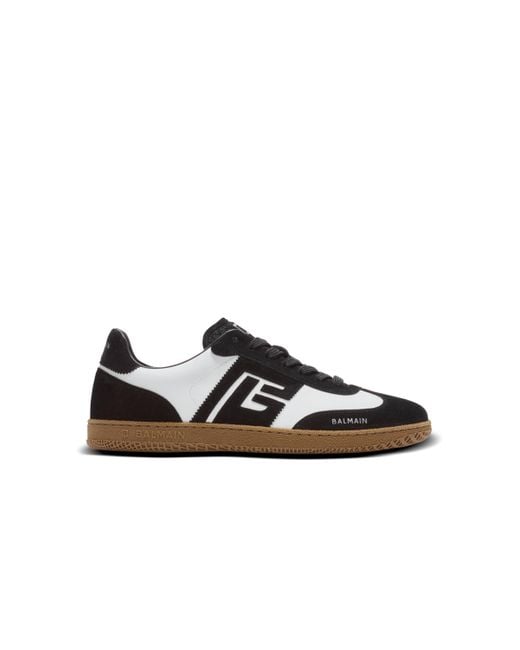 Balmain Black Swan Sneakers for men