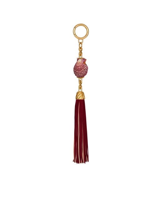 Balmain White Shell Tassel Charm