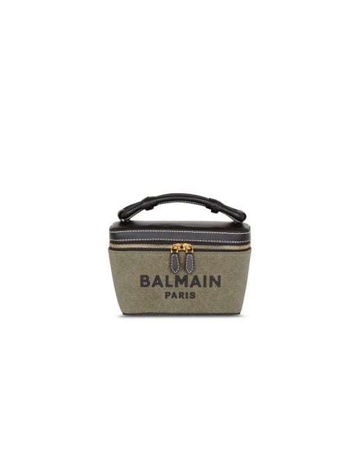 Balmain Green B-Army Vanity Case