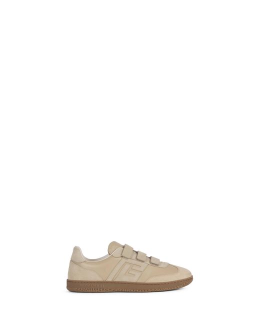 Balmain Natural Swan Trainers for men