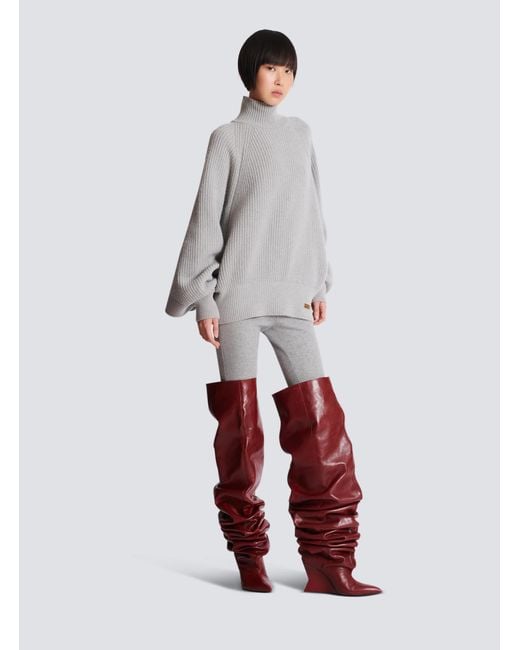 Pullover di Balmain in Gray