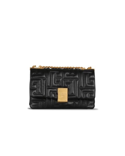 Balmain Black 1945 Soft Small Bag
