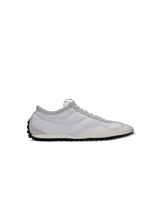 Balmain White Racing Low Trainers for men
