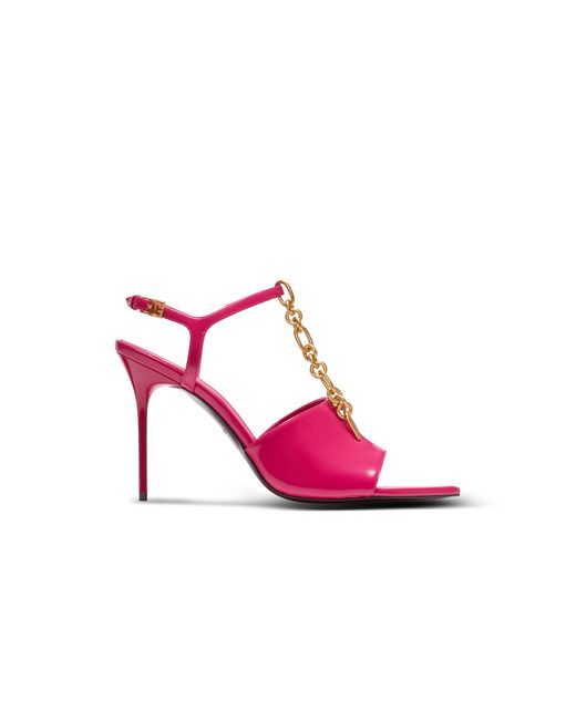 Balmain Pink Sync Sandals