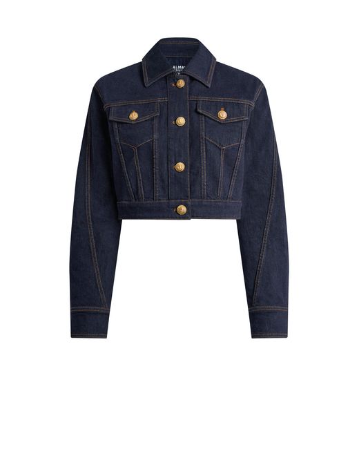 Balmain Blue Denim Jacket