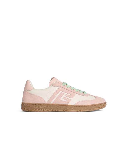 Balmain Pink Swan Trainers