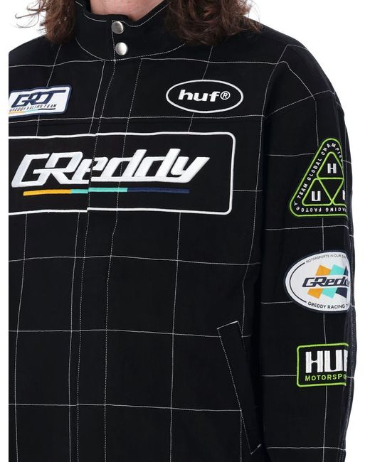 Huf Black Greddy Racing Jacket for men