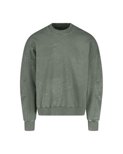 White Sand Green Sweaters for men