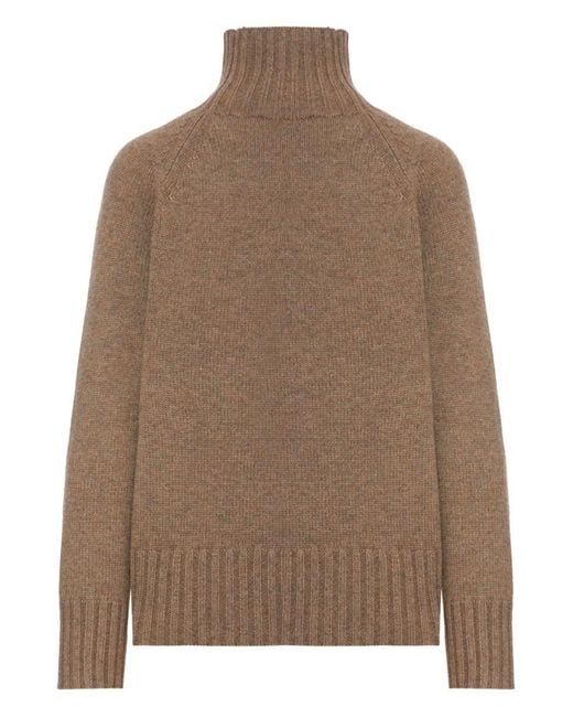 Max Mara Women's Brown Maxmara Studio Mantova Sweater