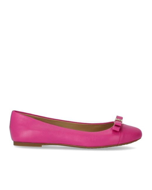 Michael Kors Pink Andrea Fuchsia Ballet Flat Shoe