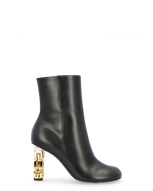 Givenchy Gray Ankle Boots