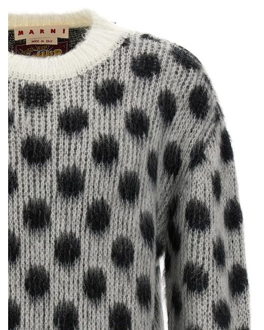 Marni Black Polka Dot Sweater Sweater for men