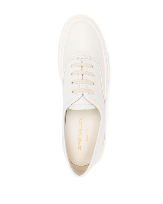 Common Projects White Four Hole Suede Sneakers for men