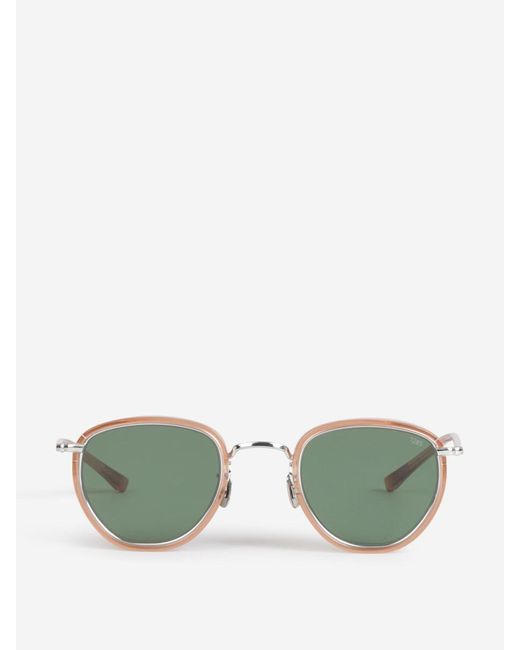 Eyevan 7285 Green Oval Sunglasses for men