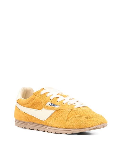 Autry Yellow Windspin Sneakers