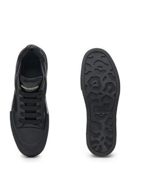 Alexander McQueen Black Flat Shoes for men