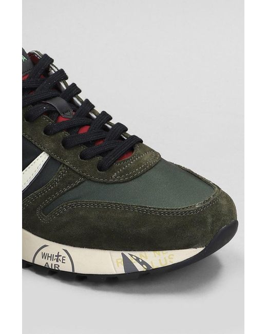 Premiata Black Lander Sneakers for men