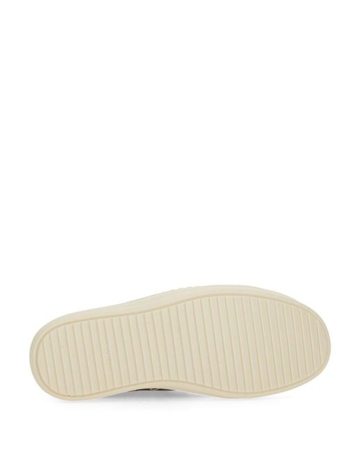 Rick Owens Black Leather Sneakers
