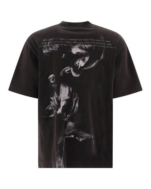 Off-White c/o Virgil Abloh Black Off- "St. Matthew" T-Shirt for men