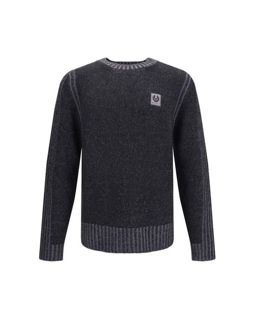 Belstaff Blue Seasonal Watch Sweater for men