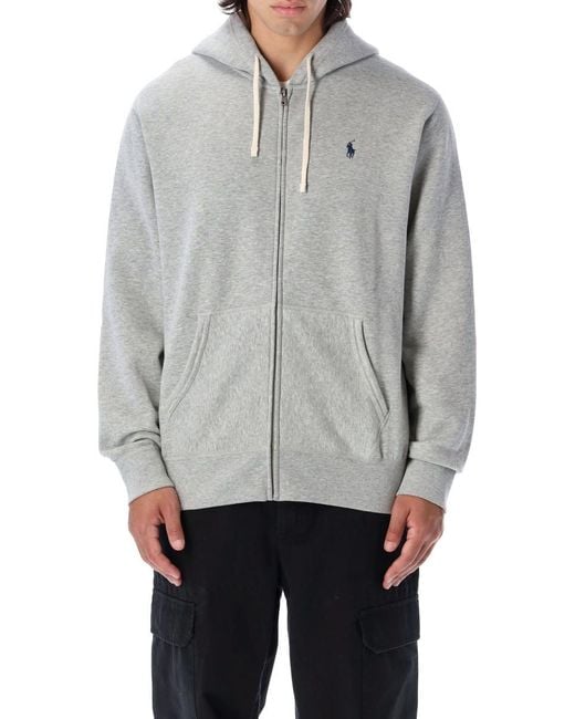 Polo Ralph Lauren Gray C/O Zip Hoodie
