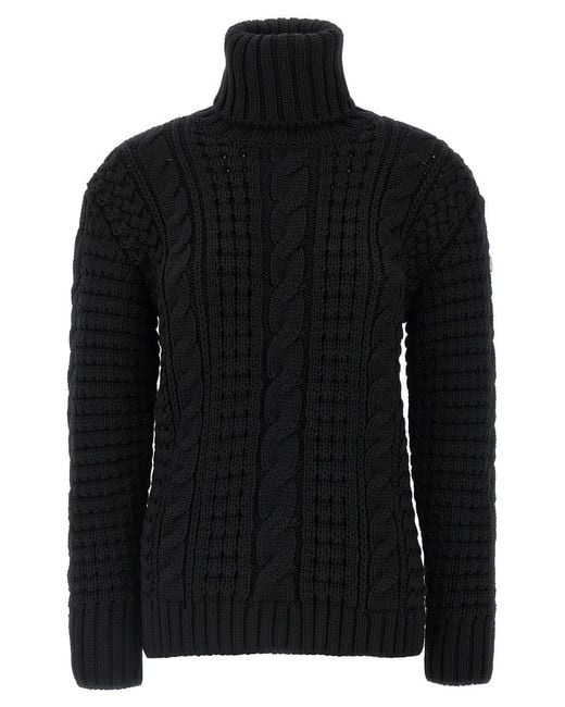 Moncler Genius Black Moncler X Edward Enninful Tricot Turtleneck Sweater