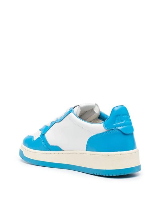 Autry Blue Medalist Low-Top Sneakers for men
