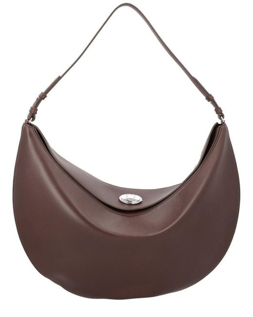 Jacquemus Brown Hobo Bag "ovalo" Large