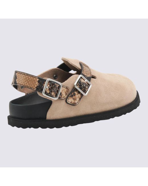 Birkenstock Natural Tokio Flats