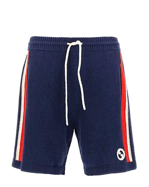 Gucci Blue Pantsshorts