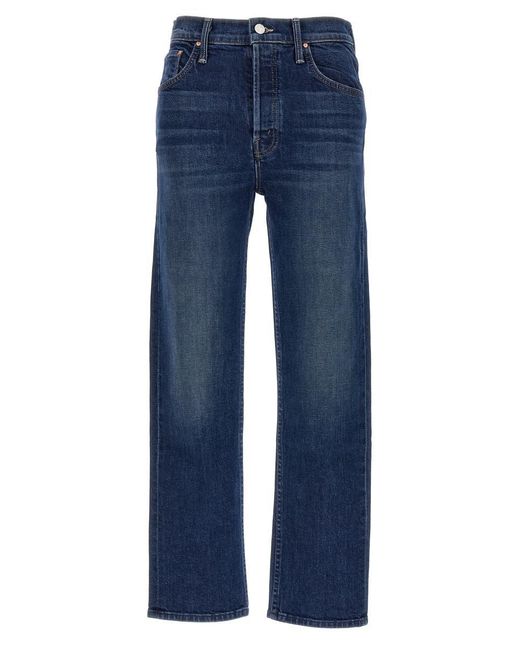 Mother Blue Tomcat Ankle Jeans