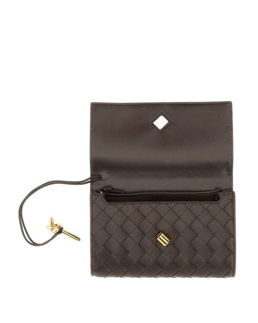 Bottega Veneta White "Let's Go" Clutch Bag
