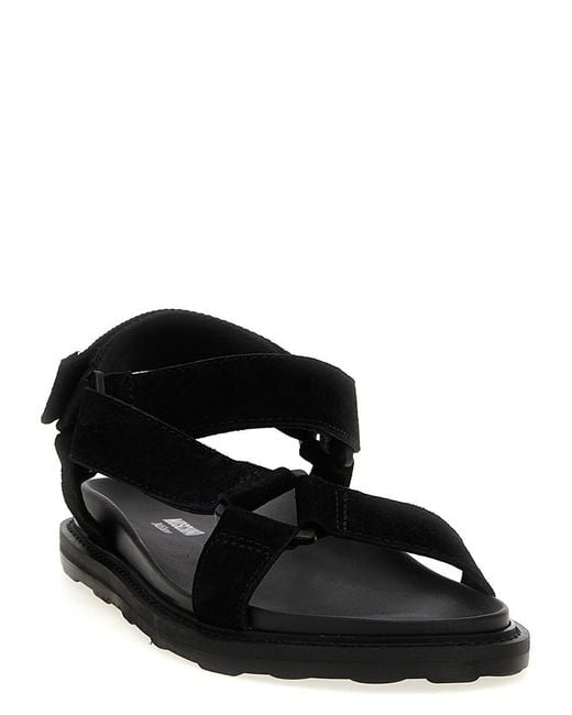 Moschino Black 'Sporty' Sandals for men